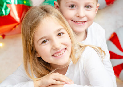 Portrait von zwei Kindern